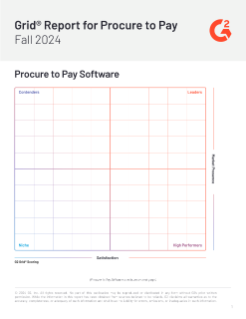 G2 Grid® Report for Procure to Pay | Fall 2024