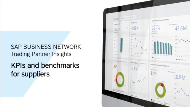 KPIs and Benchmarks for Suppliers with SAP Business Network