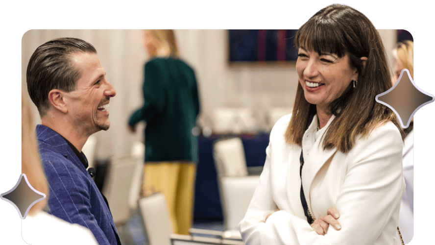 Attendee describing customer experience sessions at CX Connect