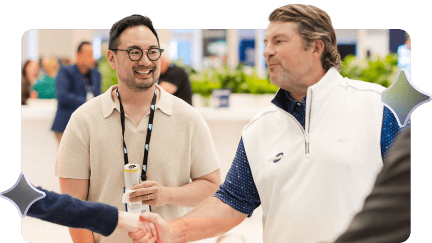 Attendee describing finance sessions at Finance Connect