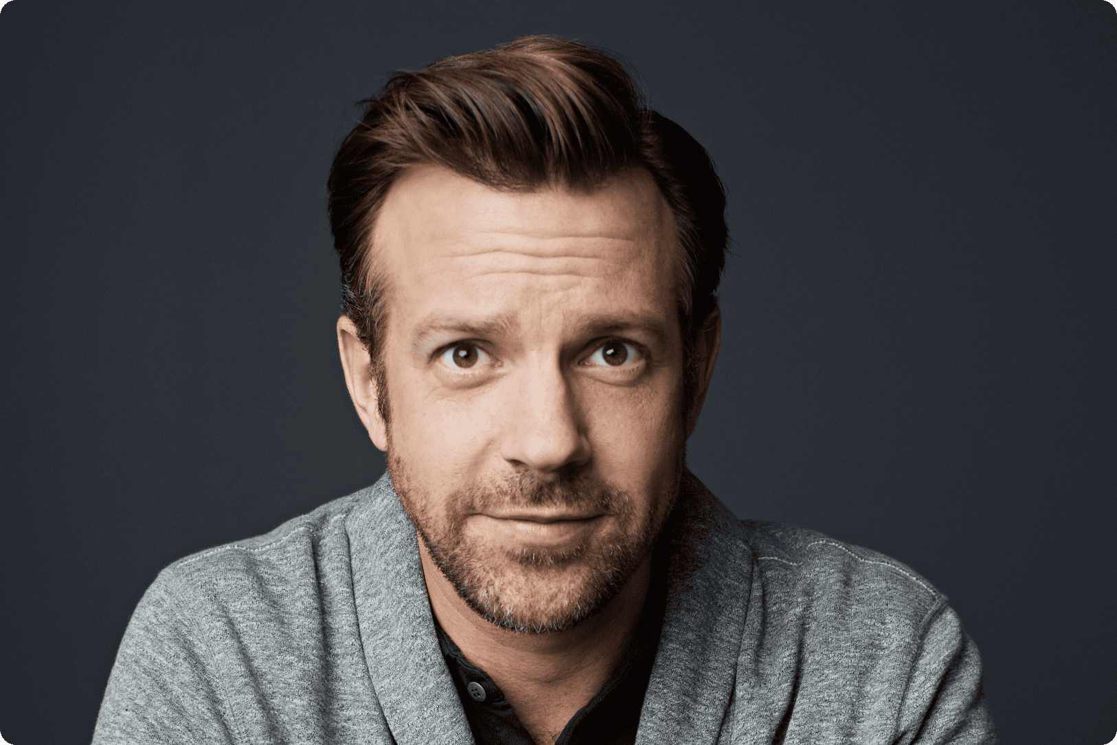 Close-up headshot of Jason Sudeikis.