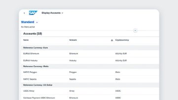 SAP Digital Currency Hub 的屏幕截图