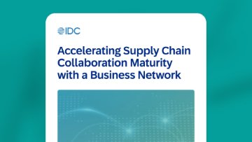 缩略图:IDC 报告《加速供应链协作成熟度》