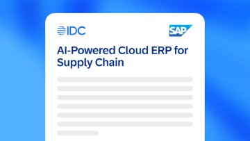 AI 驱动的云端 ERP 供应链分析师报告预览图像