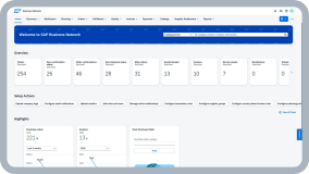 SAP Business Network 买家组织仪表盘概览