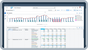 Screenshot of planner workspace for supply planning