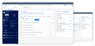 SAP Service Cloud 中的客服代表控制台视图