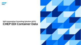 CHEP EDI Container Data