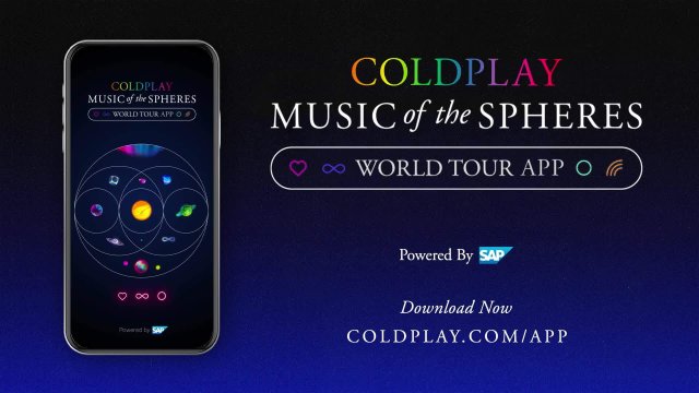 Coldplay x SAP: Music Of The Spheres World Tour App
