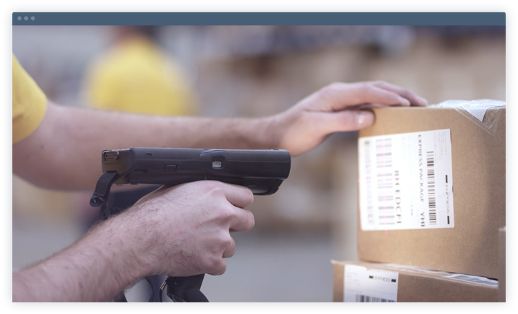 Image is showing scanning barcode activity.