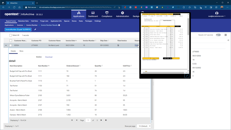 Open Text Corporation | OpenText™ Information Archive