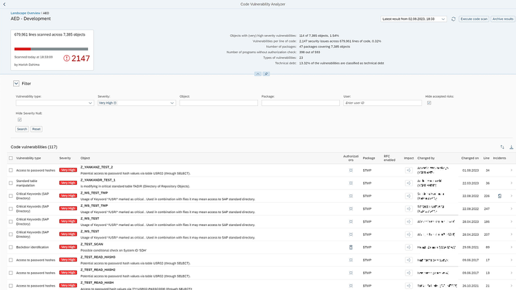 SecurityBridge GmbH | Code Vulnerability Analyzer
