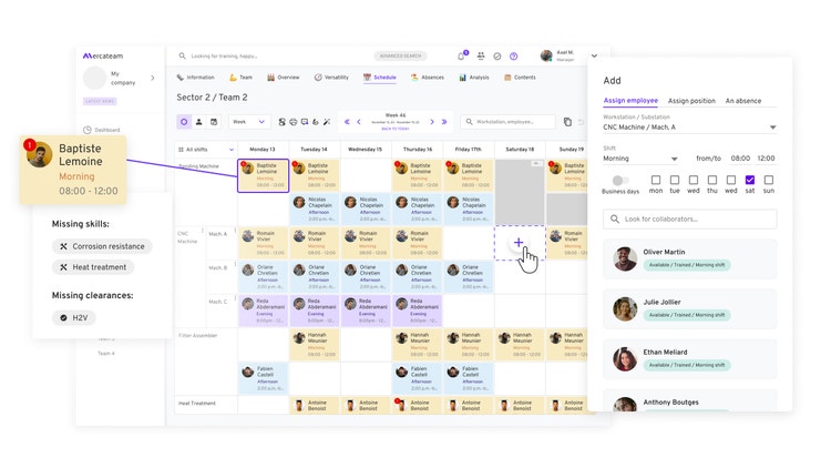 Mercateam | Skill Matrix and Workforce Planning Software for Frontline ...