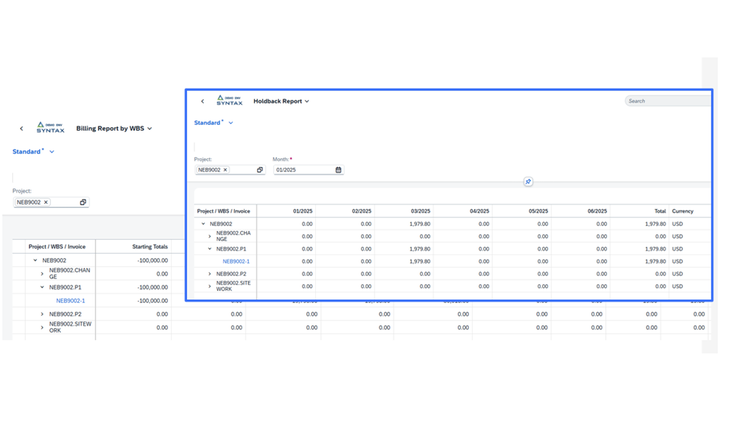 Syntax Systems USA LP | Progress Billing