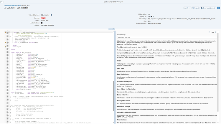 SecurityBridge GmbH | Code Vulnerability Analyzer