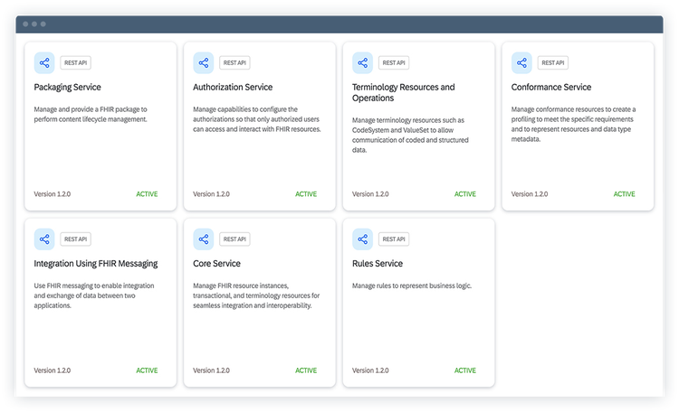 Provide comprehensive APIs