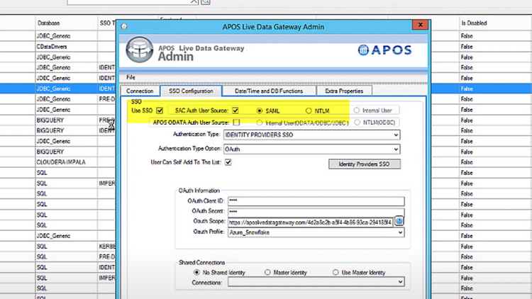 APOS Systems, Inc. | APOS Live Data Gateway for SAP Analytics Cloud