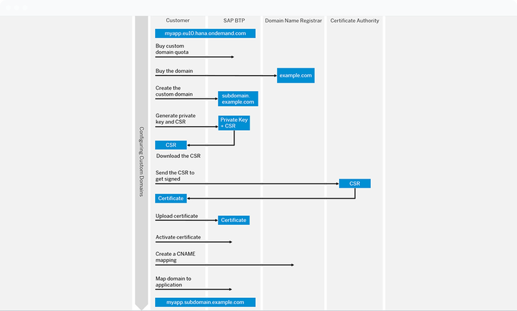 SAP Custom Domain Service