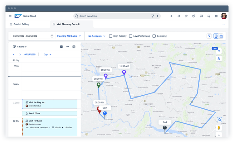 Optimize logistics with intelligent visit routes