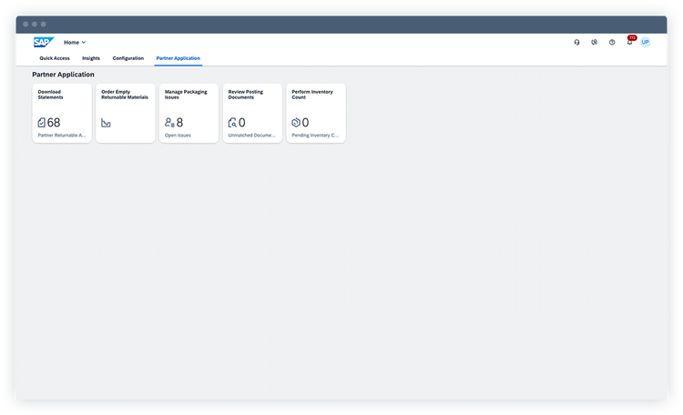 Laptop is showing Partner Portal Launchpad